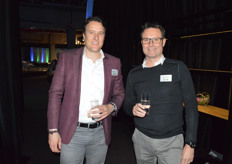 Ronald Hoek (AgroEnergy) en Marco van Herk (Anthura)